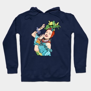 Carmen Miranda in Technicolor Hoodie